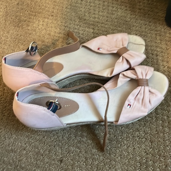 Tommy Hilfiger wedges bow baby pink - Picture 4 of 5